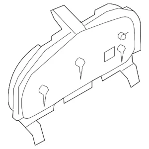 Instrument Cluster - Mazda (BAA3-55-471)