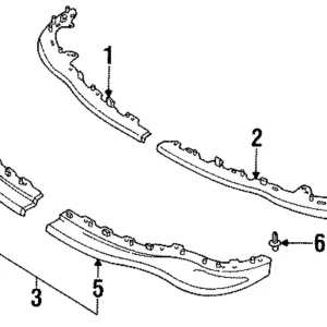 Spoiler Fastener - Mazda (B100-68-675-02)
