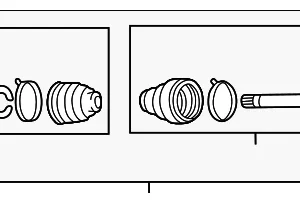 Axle Assembly - Mazda (FA60-25-60XR-00)