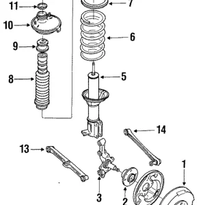 Coil Spring - Mazda (BR86-28-011)
