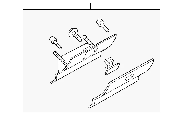 Glove Box Door - Mazda (CC43-64-030C-02)