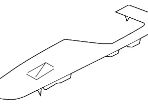 Switch Panel - Mazda (GEG1-68-4L1B-02)
