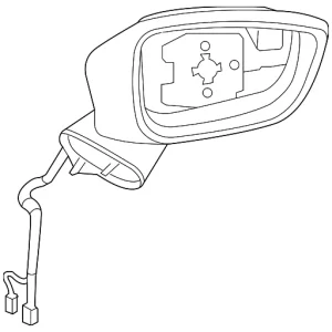 Body(L) Door Mirror - Mazda (BJT1-69-181B)