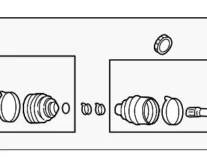 Cv Axle Assembly - Mazda (GR01-25-50XR-0D)