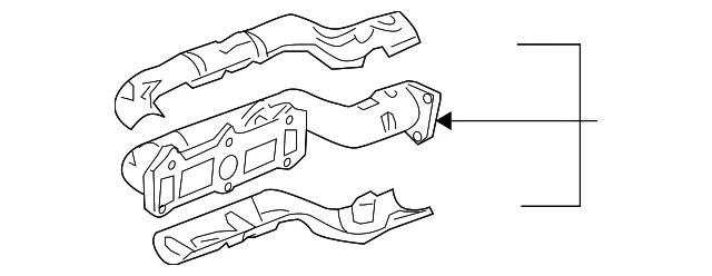 Exhaust Manifold - Mazda (N3H3-13-450G)