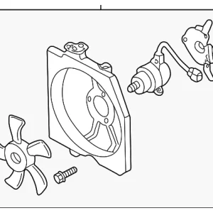 Fan Assembly - Mazda (B595-15-035C)