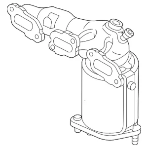 Exhaust Manifold - Mazda (AJ57-20-55XC)
