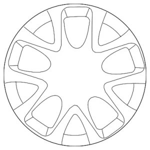 Wheel, Alloy - Mazda (9965-15-8080)
