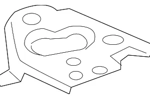 Apron Extension Reinforcement - Mazda (GHP9-53-15X)