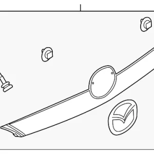 Rear Molding - Mazda (C513-50-810F-51)
