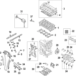 Intake Camshaft - Mazda (L34V-12-421)