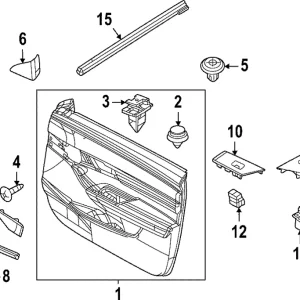 Belt Weather-Strip - Mazda (DN4E-58-821)