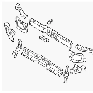 Radiator Support - Mazda (L142-53-110B)