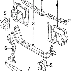 Lock Support - Mazda (B455-53-35YA)