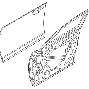 Door Shell - Mazda (DKY0-58-02XD)