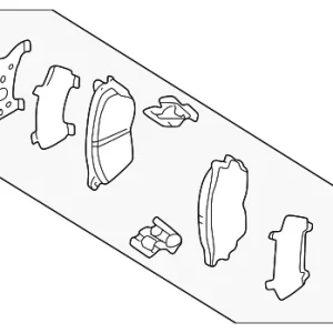 Brake Pads Front - Mazda (TCY7-33-23Z)