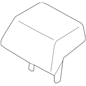 Headrest, Center - Mazda (BDTS-88-340-02)
