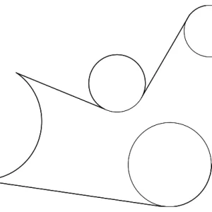 Serpentine Belt - Mazda (CY01-15-908D)