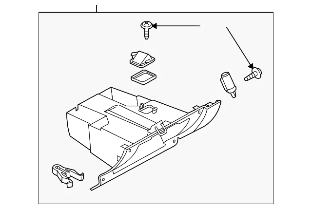 Glove Box Assembly - Mazda (CC43-64-160B)