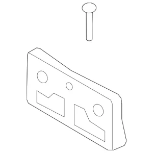 License Bracket - Mazda (GS3L-50-170B)