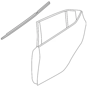 Belt Molding - Mazda (BCJH-50-660G)
