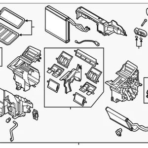 AC & Heater Assembly - Mazda (KA0M-61-130A)