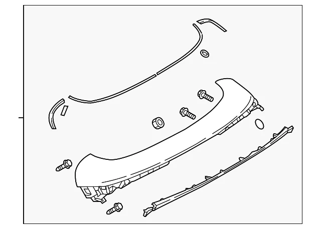 Rear Spoiler - Mazda (KPF1-51-960B-PR)