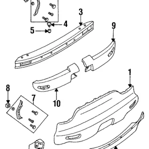Bumper Cover - Mazda (FD01-50-221B)