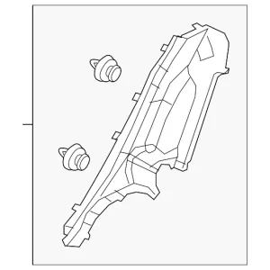 Lock Pillar Trim - Mazda (BCJL-68-760C-02)