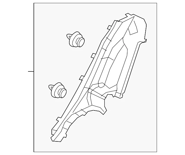 Lock Pillar Trim - Mazda (BCJL-68-770D-02)