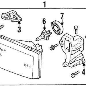 Composite Headlamp - Mazda (LB82-51-0K0A)