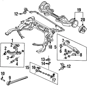 Arm Bolt - Mazda (H266-28-312)