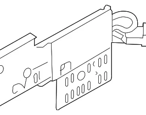 Radio Side Bracket - Mazda (G31R-66-9B0)