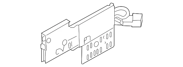 Radio Side Bracket - Mazda (GJ6A-66-9B0)