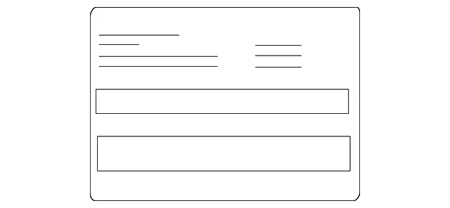 Emission Label - Mazda (CA44-69-036A)