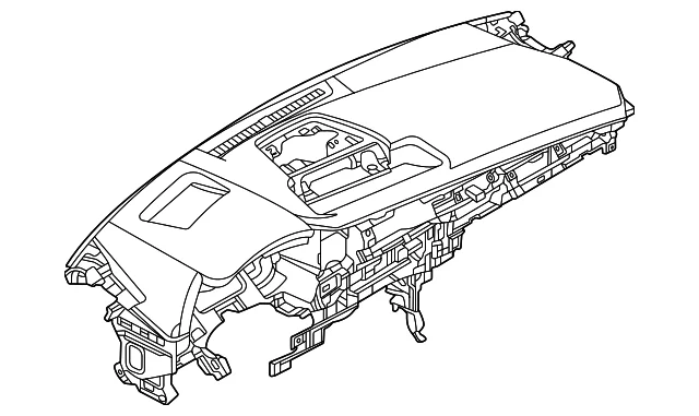 Instrument Panel - Mazda (DGH9-60-350B-03)