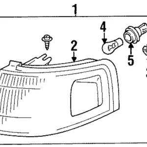 Park/Turn Lamp - Mazda (LB82-51-06XA)