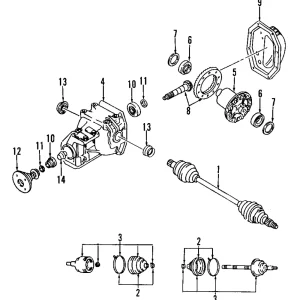 Axle Cover - Mazda (R005-27-320)