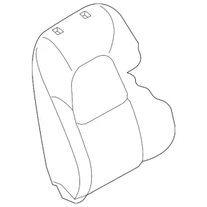 Seat Back Cover - Mazda (KN0W-88-131-13)
