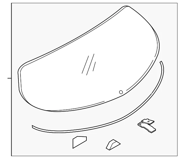 Lift Gate Glass - Mazda (BHN9-63-930H)