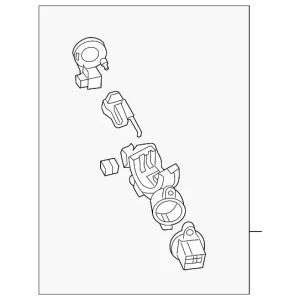 Ignition Lock Assembly - Mazda (FEY2-76-29XD)