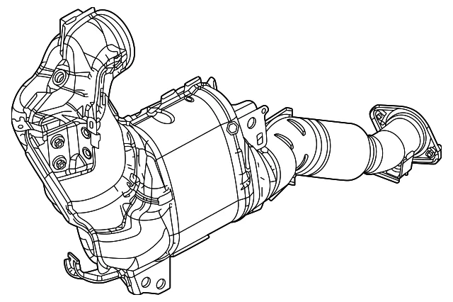 Catalytic Converter - Mazda (H328-20-50X)