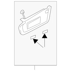 Sun-Visor - Mazda (GP9A-69-320B-77)