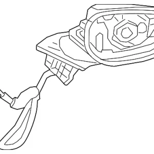 Mirror Assembly - Mazda (BERE-69-121J)