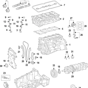 Camshaft - Mazda (ZZJ1-12-420)