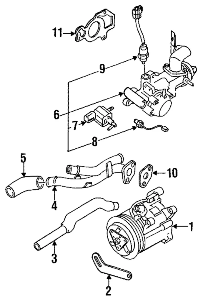 A.I.R Pump Bracket - Mazda (N3A1-13-812)