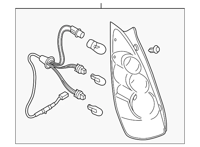 Combo Lamp Assembly - Mazda (CD01-51-160)