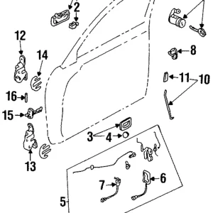 Lock Switch - Mazda (LC11-59-312)