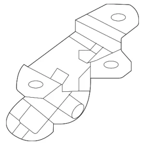 Upper Striker - Mazda (DN4E-72-361A)