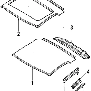 Roof Panel - Mazda (FC01-70-601)